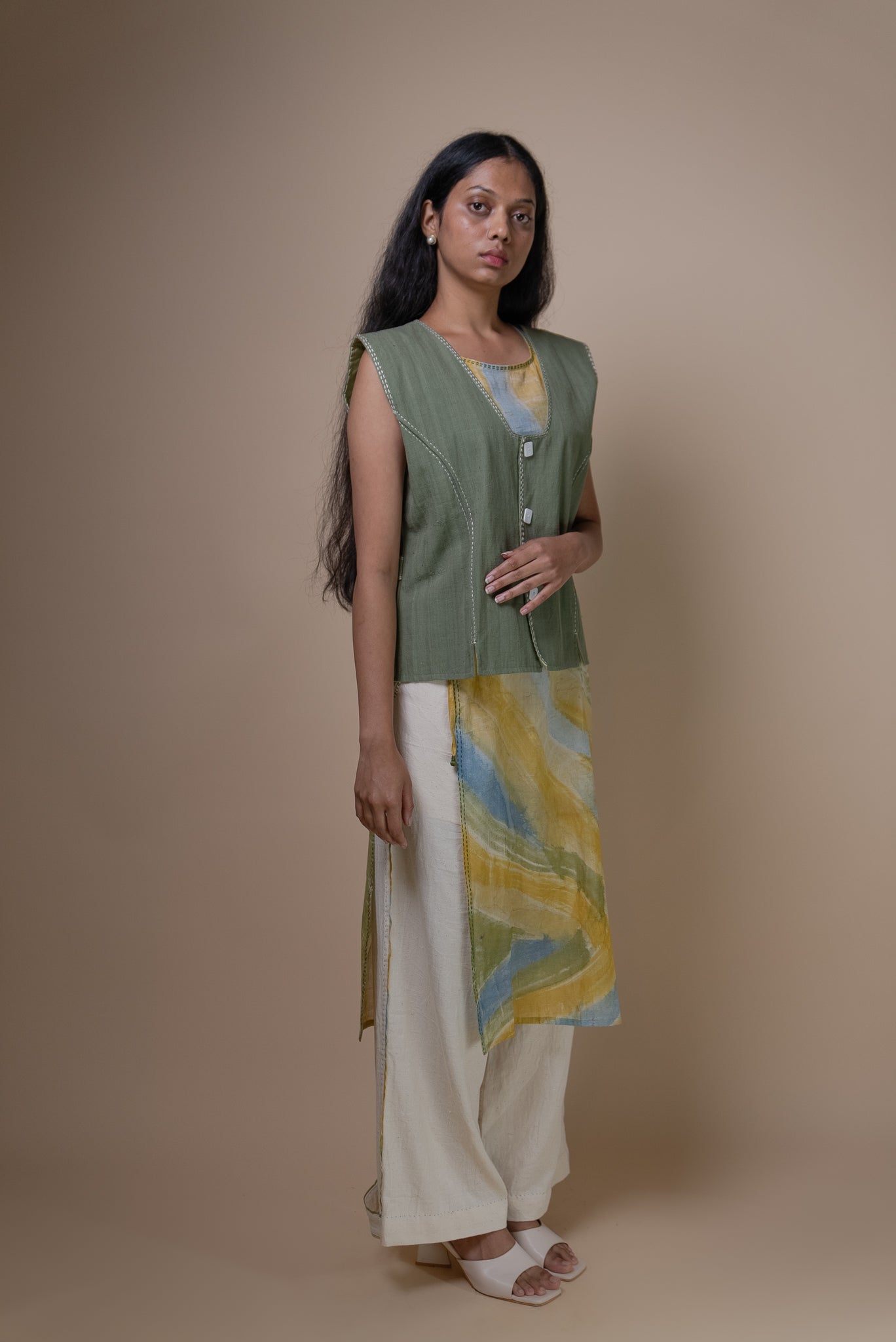 Lafaani - Meadows Unisex Olive Vest